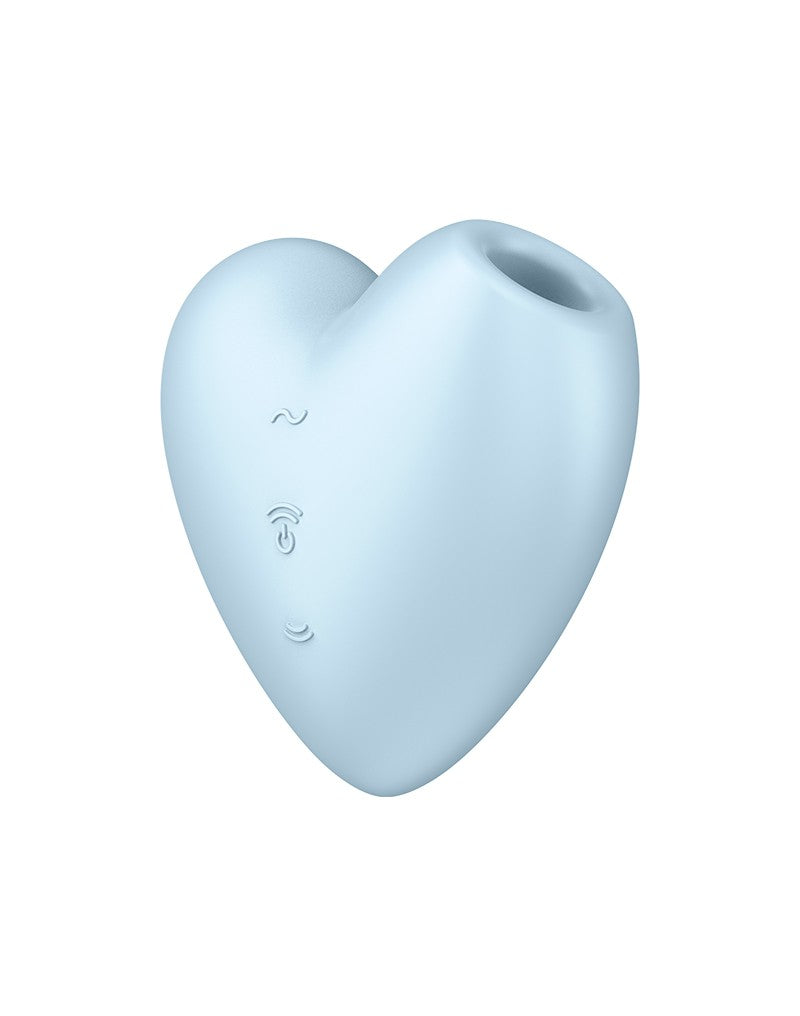 Satisfyer - Cutie Heart - Air Pulse Vibrator - Blue - UABDSM