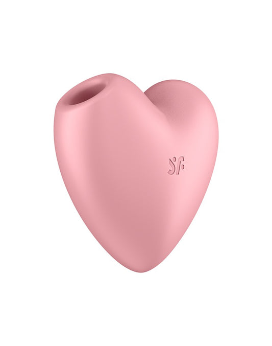 Satisfyer - Cutie Heart - Air Pulse Vibrator - Pink - UABDSM