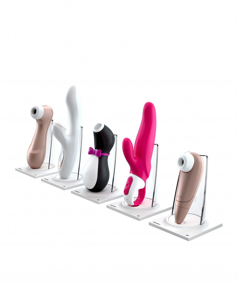 Satisfyer - Acrylic Toy Display (5 Pieces) Adult Sex Toys, Intimate Supplies, Sexual Wellness, Online Sex Store UABDSM Satisfyer - Acrylic Toy Display (5 Pieces) Adult Sex Toys, Intimate Supplies, Sexual Wellness, Online Sex Store UABDSM