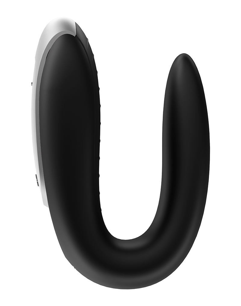 Satisfyer - Double Fun - Luxe Couple Vibrator - Black - UABDSM