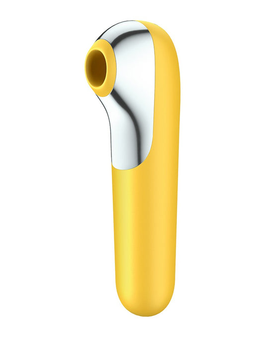 Satisfyer Dual Love Yellow / Incl. Bluetooth And App - UABDSM