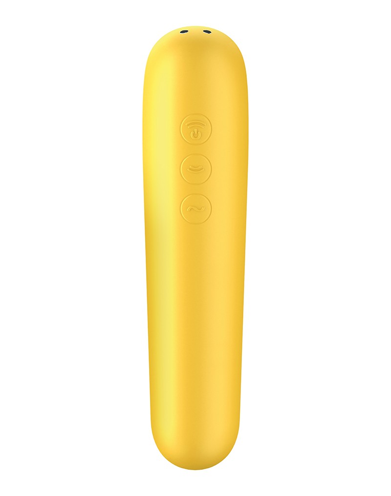 Satisfyer Dual Love Yellow / Incl. Bluetooth And App - UABDSM