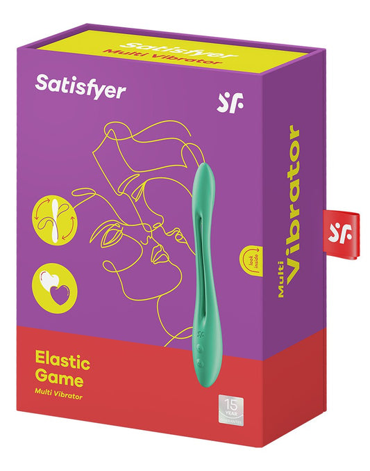 Satisfyer - Elastic Game - Multi Vibrator - Green - UABDSM