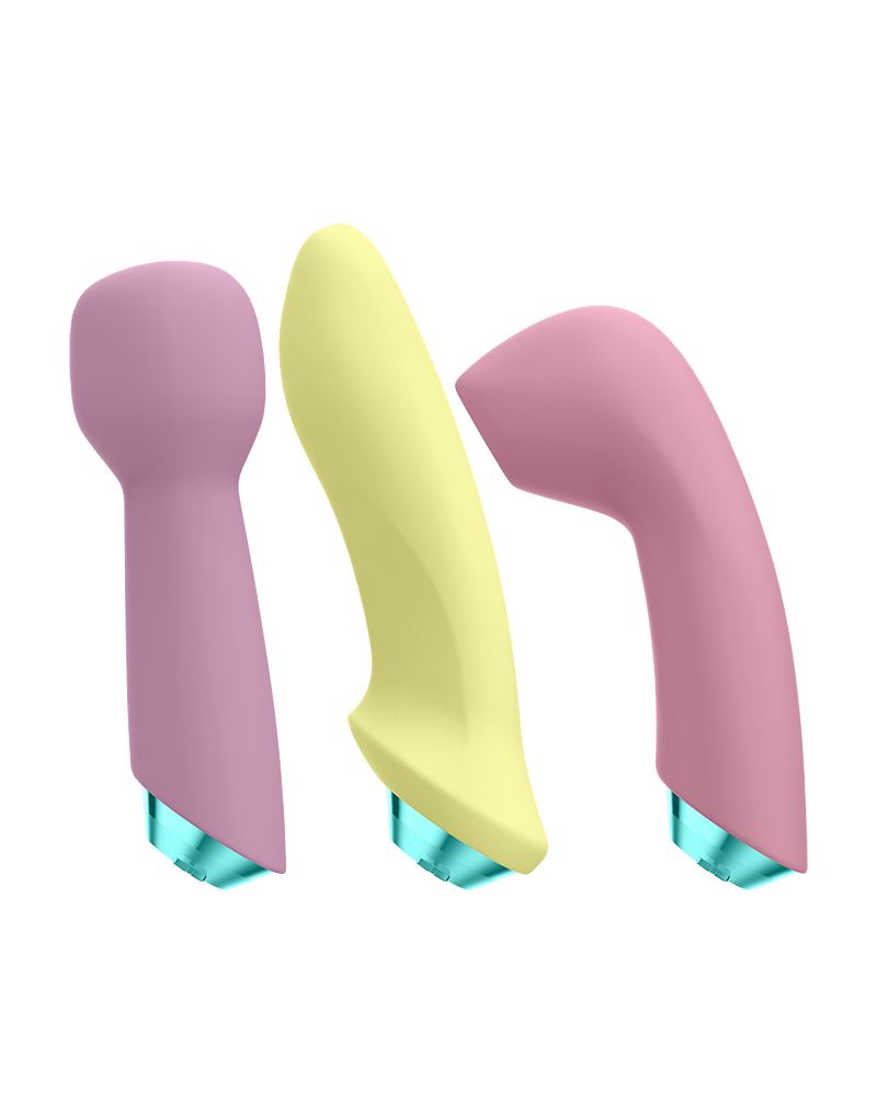 Satisfyer - Fabulous Four - Air Pulse + Vibrator Set - Multicolor - UABDSM