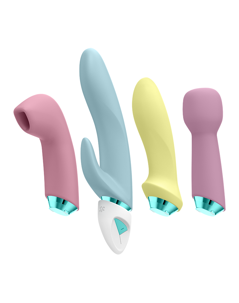 Satisfyer - Fabulous Four - Air Pulse + Vibrator Set - Multicolor - UABDSM