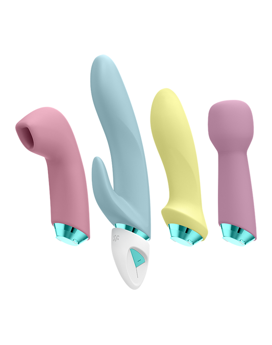 Satisfyer - Fabulous Four - Air Pulse + Vibrator Set - Multicolor - UABDSM