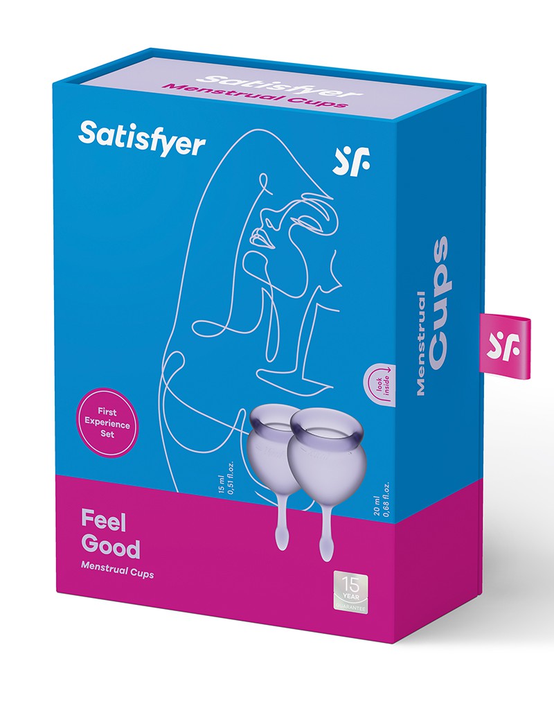 Satisfyer Feel Good Menstrual Cup (Lilac) - UABDSM