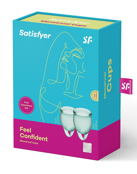 Satisfyer Feel Confident Menstrual Cup (Dark Green) - UABDSM