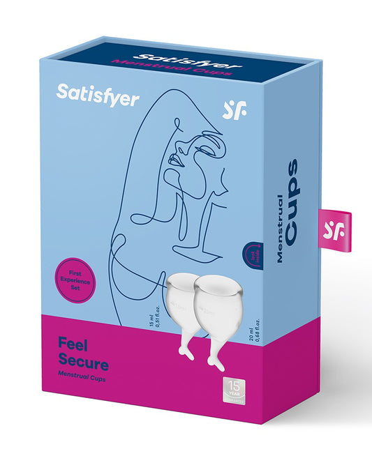 Satisfyer Feel Secure Menstrual Cup (Transparent) - UABDSM