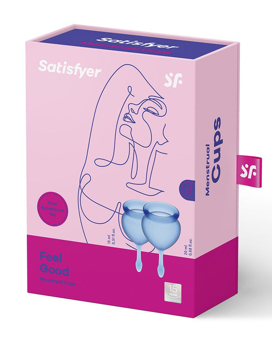 Satisfyer Feel Good Menstrual Cup (Dark Blue) - UABDSM