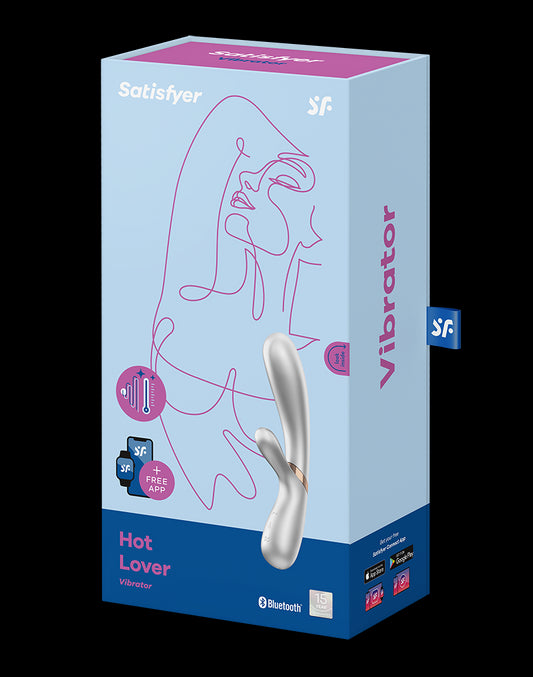 Satisfyer - Hot Lover - Heating Vibrator - Silver - UABDSM
