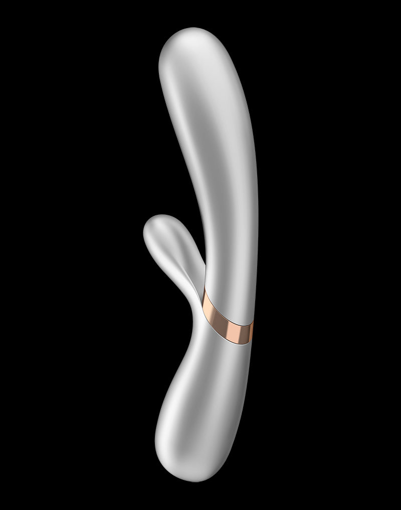 Satisfyer - Hot Lover - Heating Vibrator - Silver - UABDSM