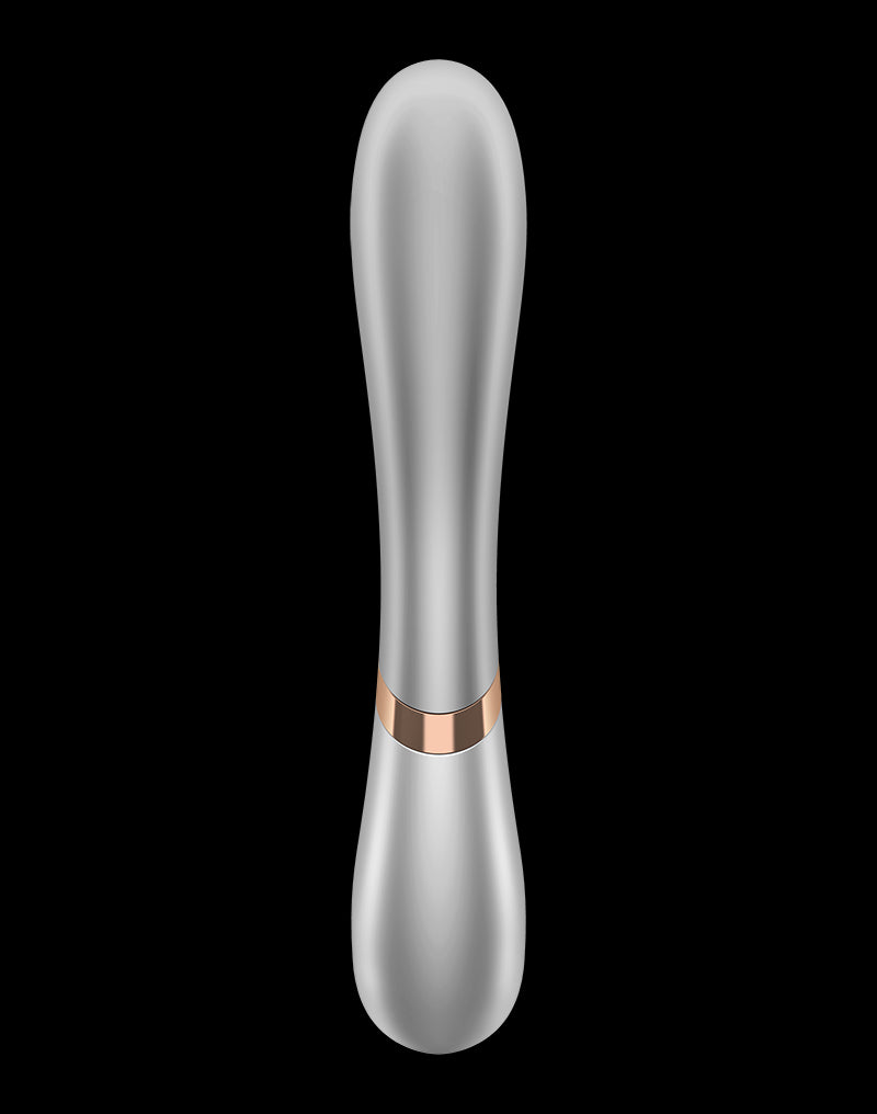 Satisfyer - Hot Lover - Heating Vibrator - Silver - UABDSM