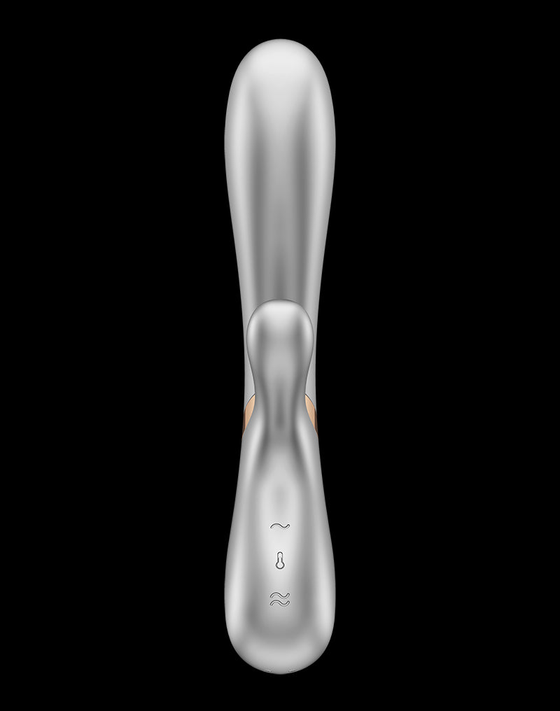 Satisfyer - Hot Lover - Heating Vibrator - Silver - UABDSM