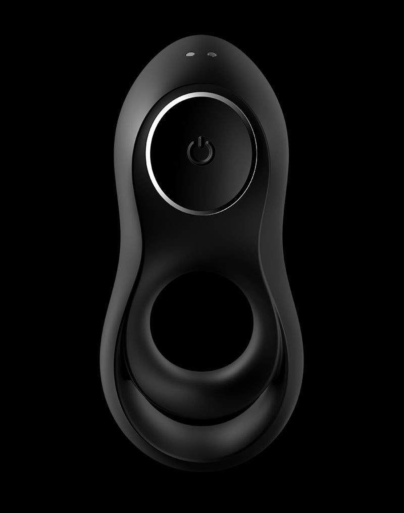 Satisfyer - Legendary Duo - Cockring Vibrator - Black - UABDSM