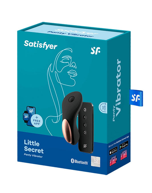 Satisfyer - Little Secret - Panty Vibrator - Black - UABDSM