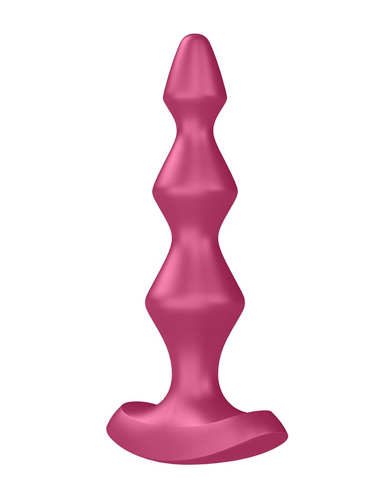 Satisfyer - Lolli Plug 1 - Vibrating Anal Plug - Red - UABDSM