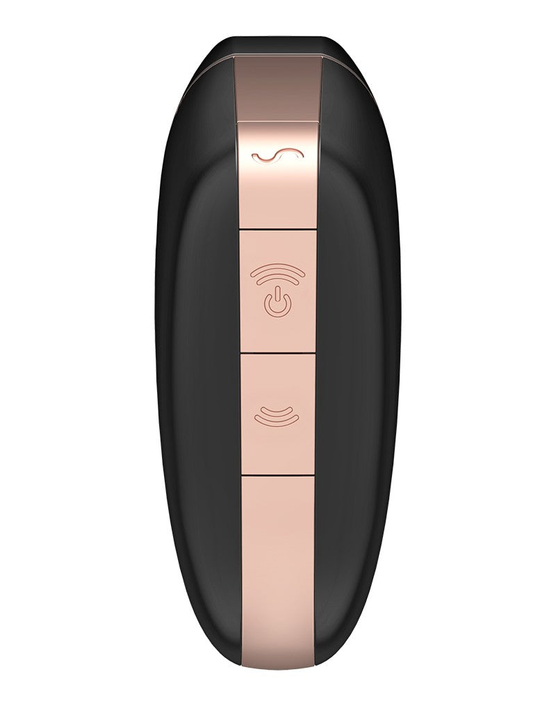 Satisfyer Love Triangle Black / Incl. Bluetooth And App - UABDSM