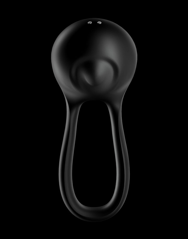 Satisfyer - Majestic Duo - Cockring Vibrator - Black - UABDSM