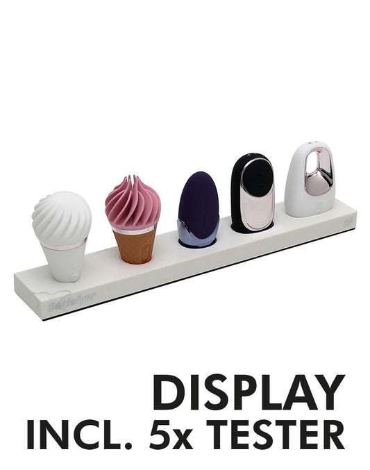 Satisfyer Marble Counter Display With 5 Testers - UABDSM