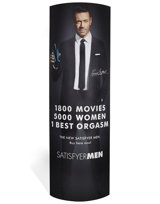 Satisfyer Men Oval Stand Up Display - UABDSM