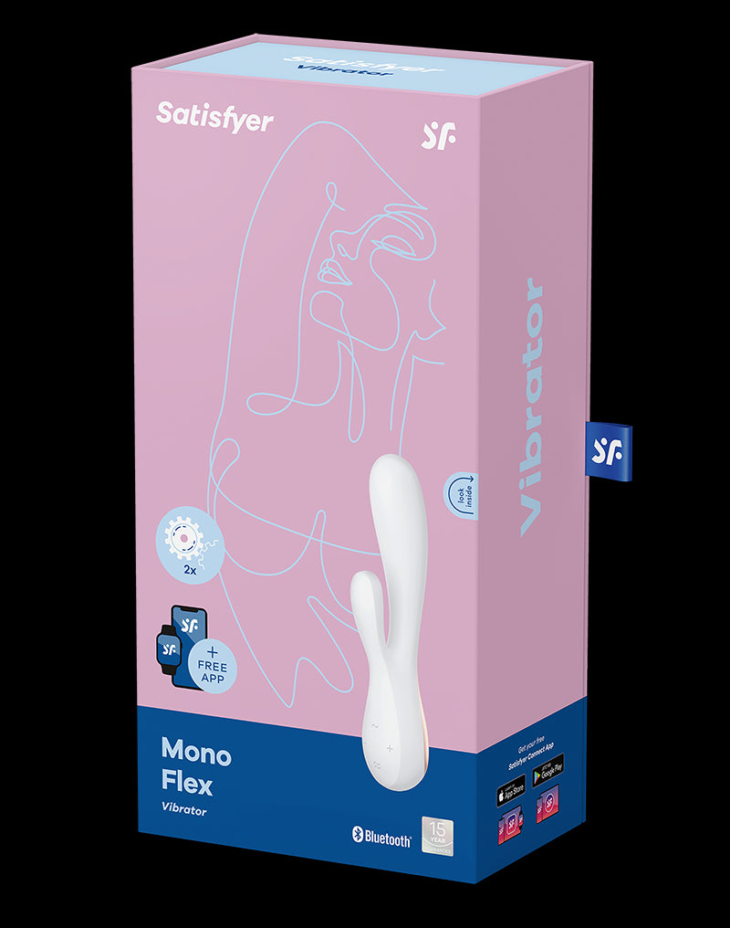 Satisfyer Mono Flex White / Incl. Bluetooth And App - UABDSM