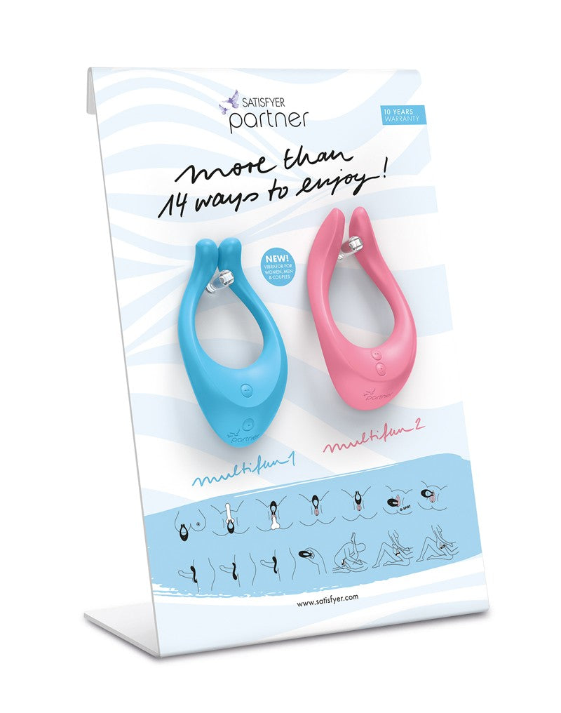 Satisfyer Partner Multifun Display + Testers - UABDSM