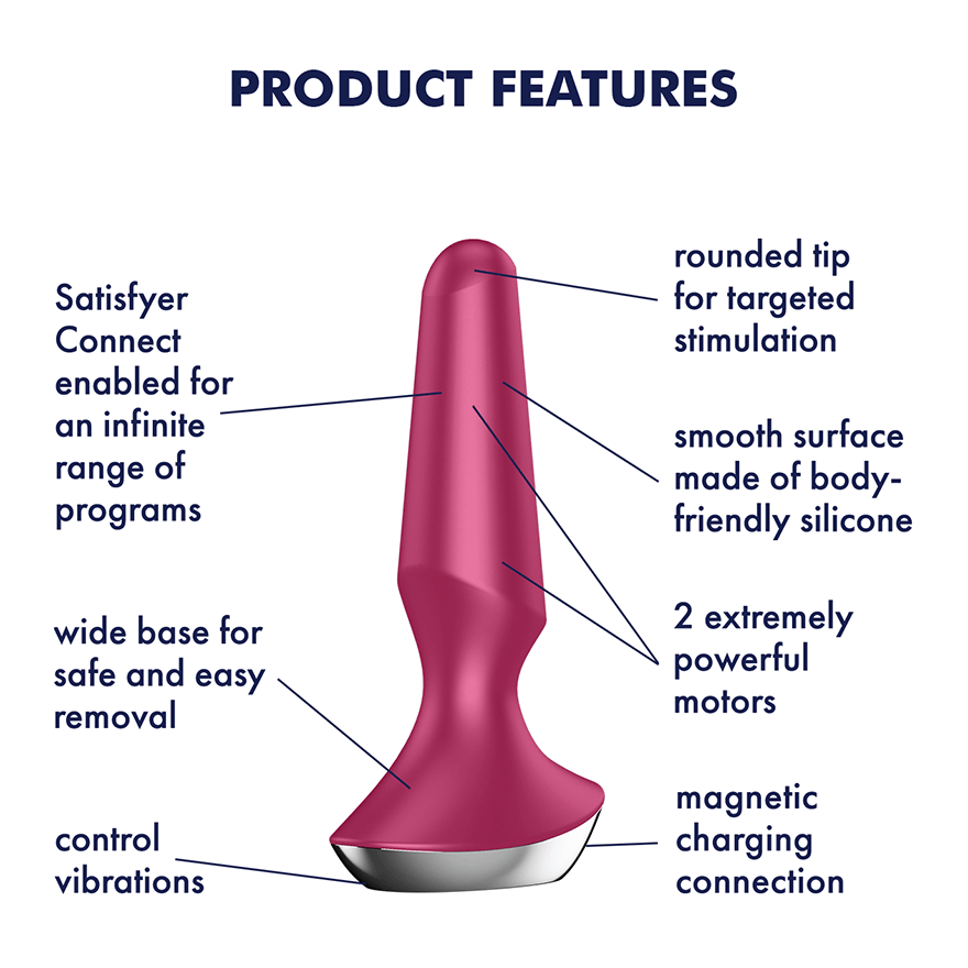 Satisfyer Plug-ilicious 2 Berry - UABDSM