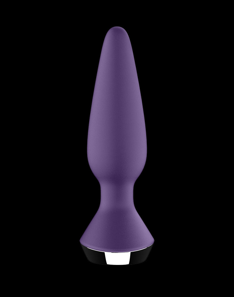 Satisfyer - Plug-ilicious 1 - Vibrating Anal Plug - Purple - UABDSM