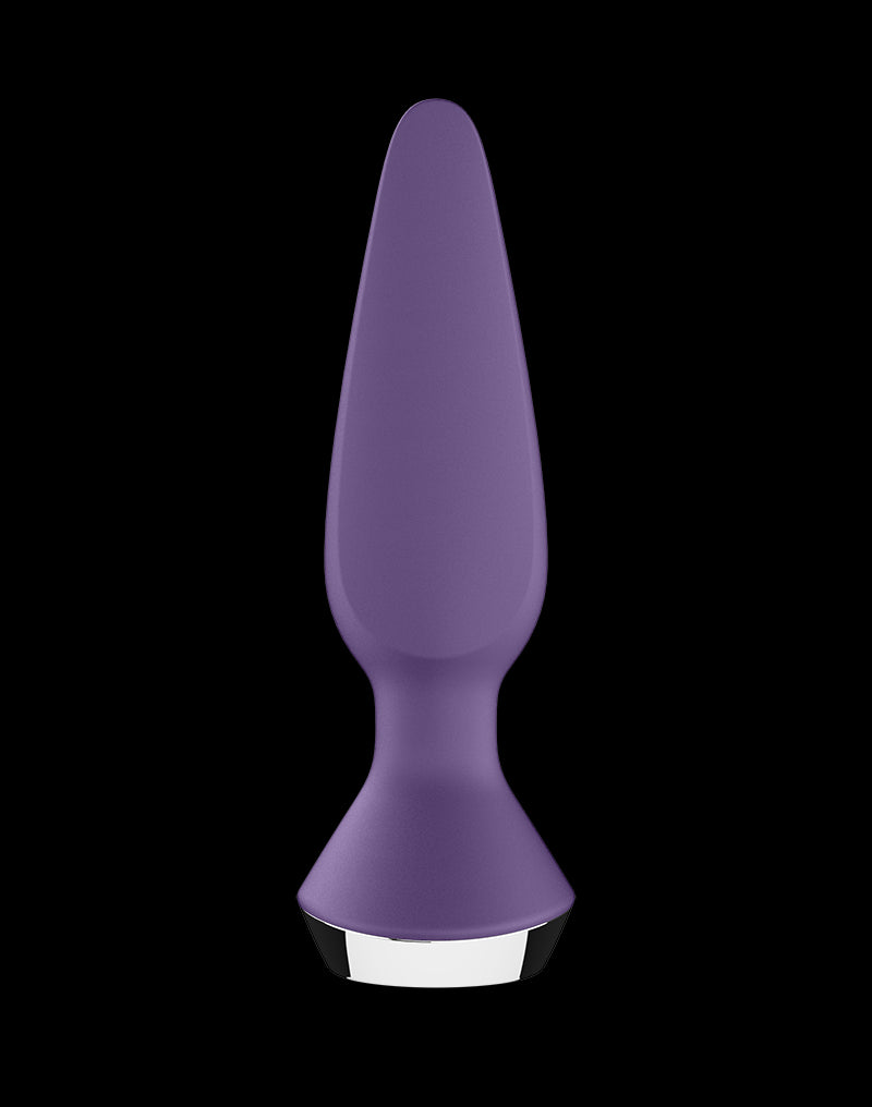 Satisfyer - Plug-ilicious 1 - Vibrating Anal Plug - Purple - UABDSM