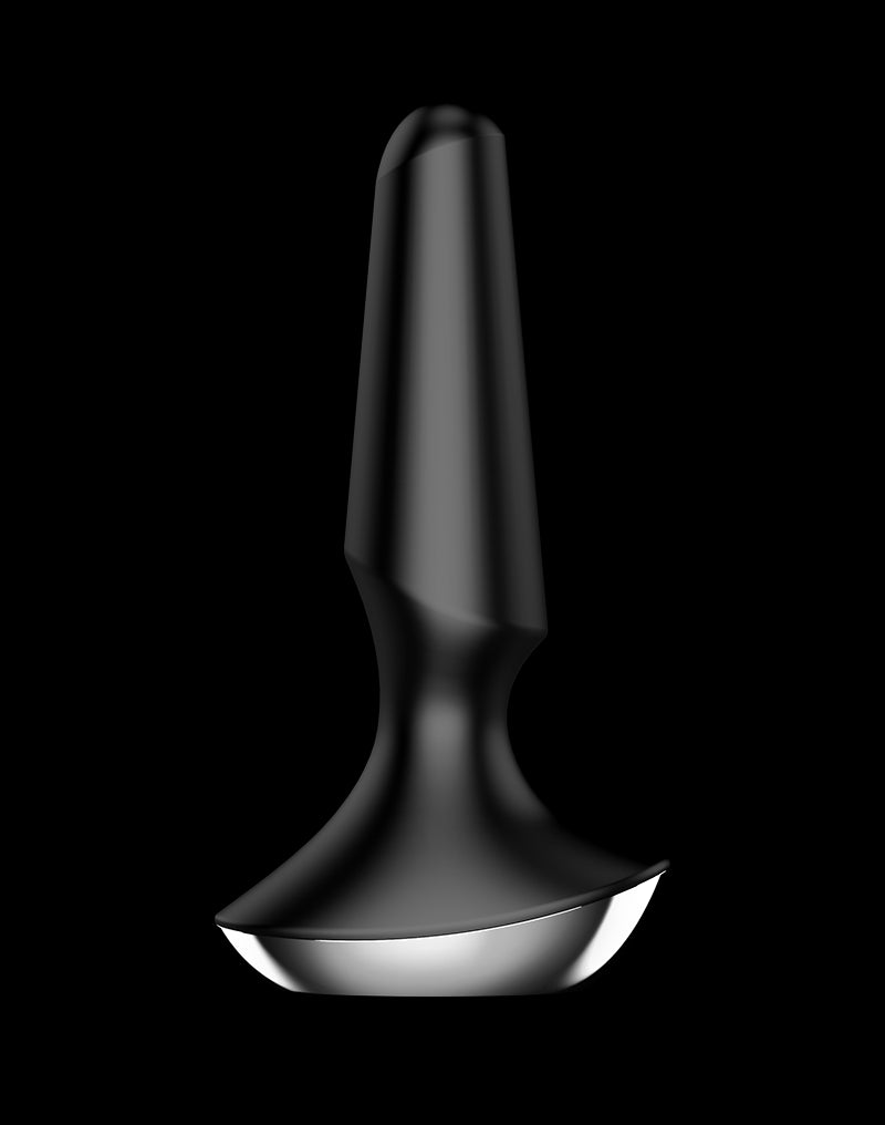 Satisfyer - Plug-ilicious 2 - Vibrating Anal Plug - Black - UABDSM