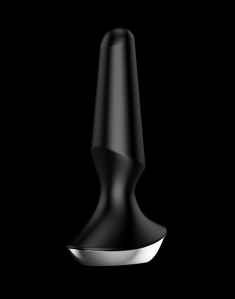 Satisfyer - Plug-ilicious 2 - Vibrating Anal Plug - Black - UABDSM