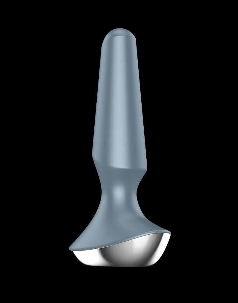 Satisfyer - Plug-ilicious 2 - Vibrating Anal Plug - Grey - UABDSM