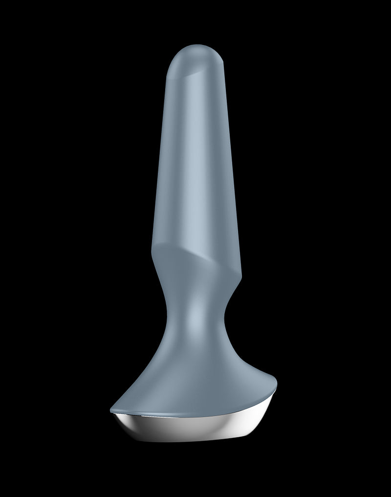 Satisfyer - Plug-ilicious 2 - Vibrating Anal Plug - Grey - UABDSM