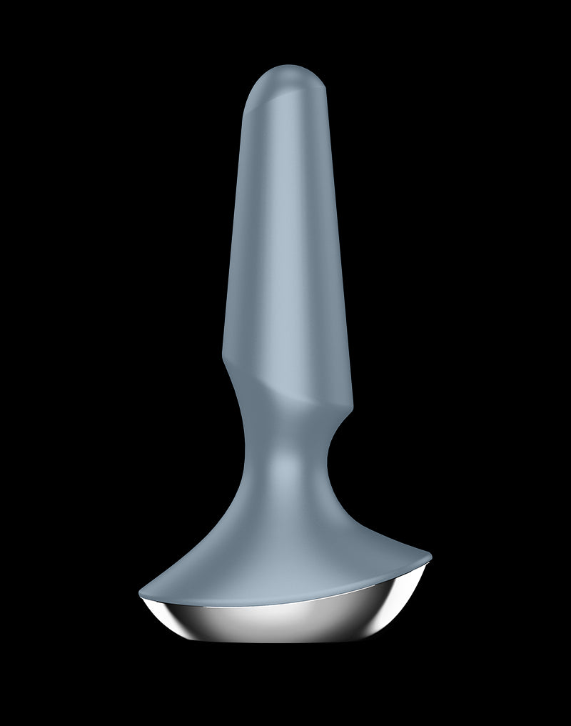 Satisfyer - Plug-ilicious 2 - Vibrating Anal Plug - Grey - UABDSM