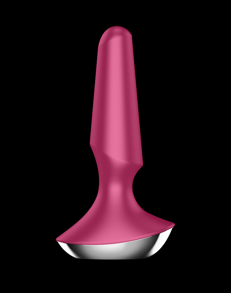 Satisfyer - Plug-ilicious 2 - Vibrating Anal Plug - Red - UABDSM