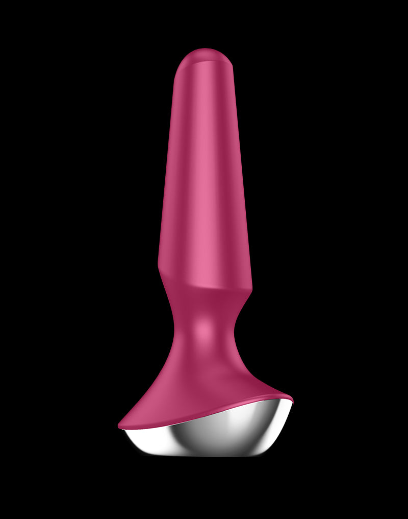 Satisfyer - Plug-ilicious 2 - Vibrating Anal Plug - Red - UABDSM