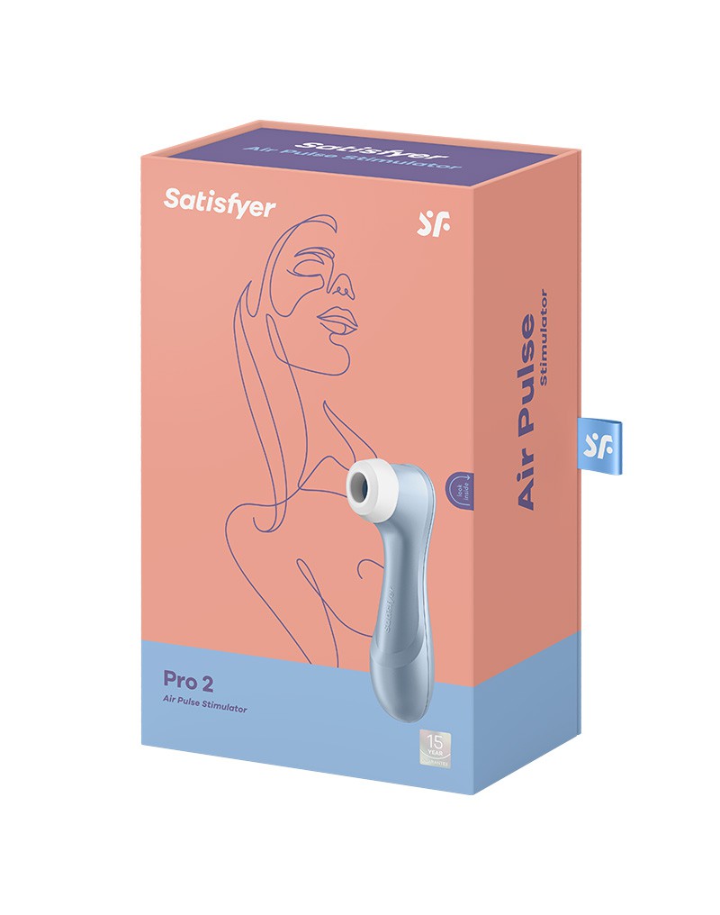 Satisfyer - Pro 2 - Air Pulse Vibrator - Blue - UABDSM