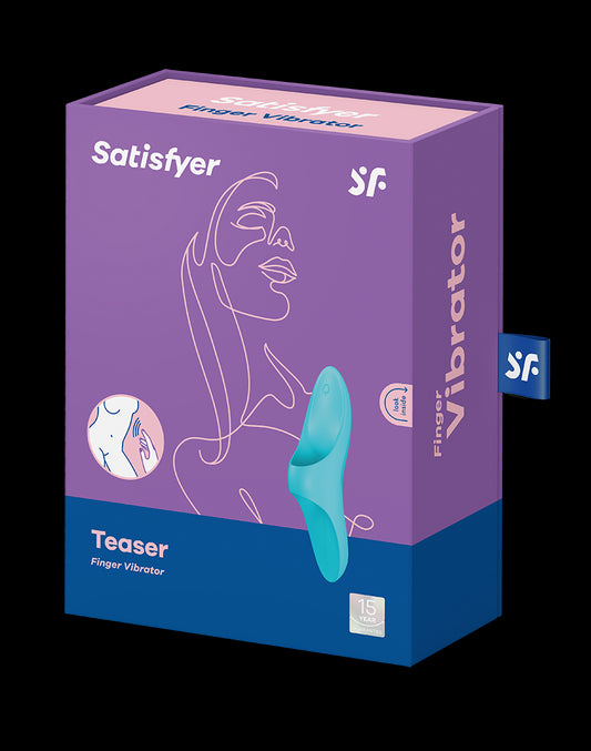 Satisfyer - Teaser - Finger Vibrator - Blue - UABDSM