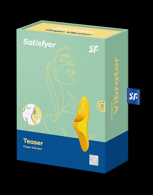 Satisfyer - Teaser - Finger Vibrator - Yellow - UABDSM