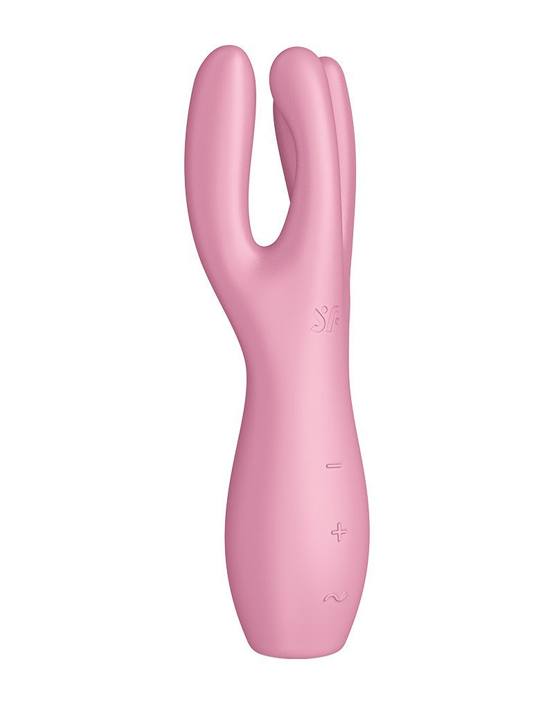 Satisfyer - Threesome 3 - Multi Vibrator - Pink - UABDSM