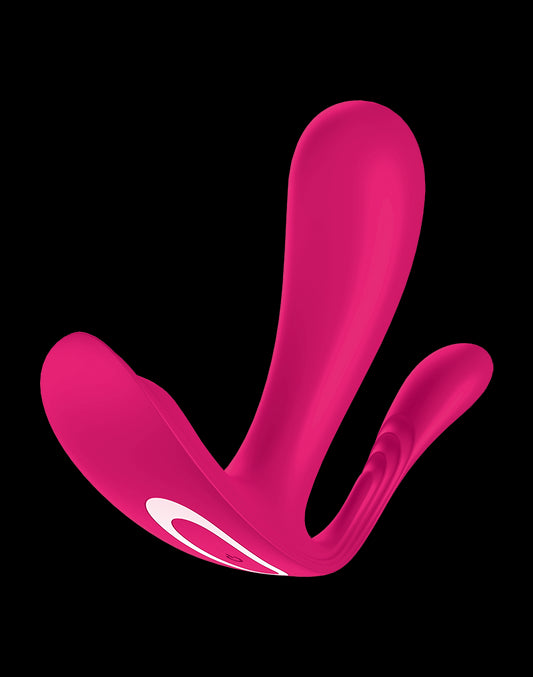 Satisfyer - Top Secret+ - Wearable Vibrator With Anal Stimulator - Pink - UABDSM