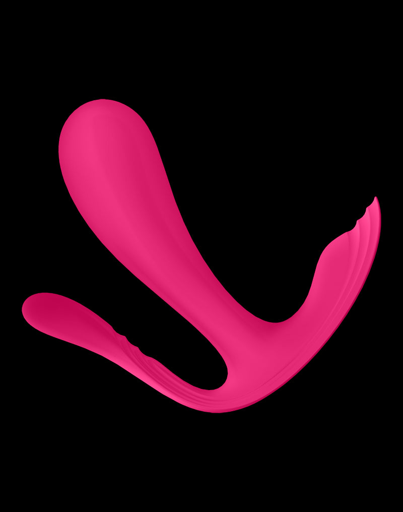 Satisfyer - Top Secret+ - Wearable Vibrator With Anal Stimulator - Pink - UABDSM