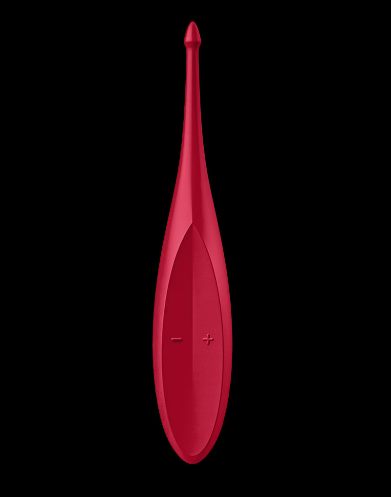 Satisfyer - Twirling Fun - Pin Point Vibrator - Poppy Red - UABDSM