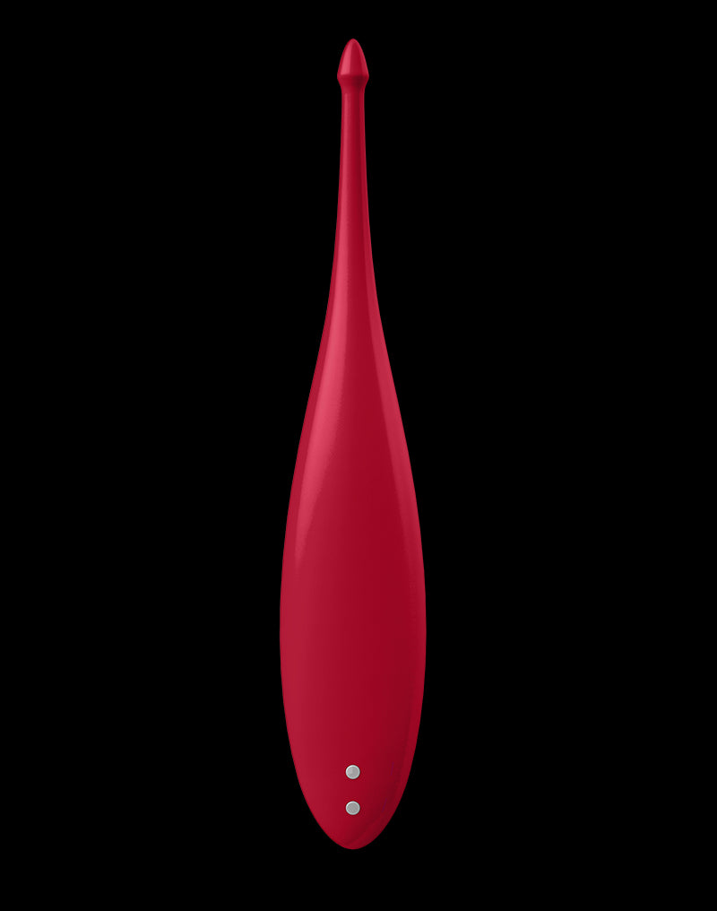 Satisfyer - Twirling Fun - Pin Point Vibrator - Poppy Red - UABDSM