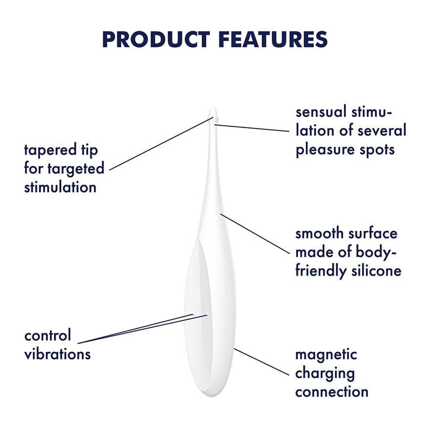 Satisfyer App Enabled Twirling Fun - White - UABDSM