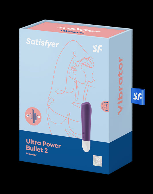 Satisfyer - Ultra Power Bullet 2 - Bullet Vibrator - Purple - UABDSM