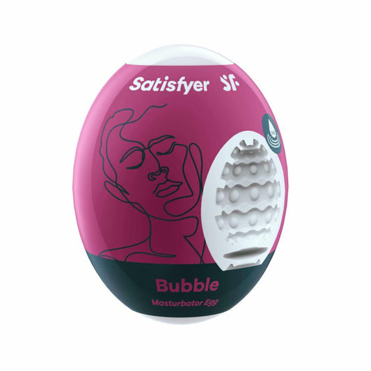 Satisfyer Masturbator Egg Single (Bubble) - Violet - UABDSM