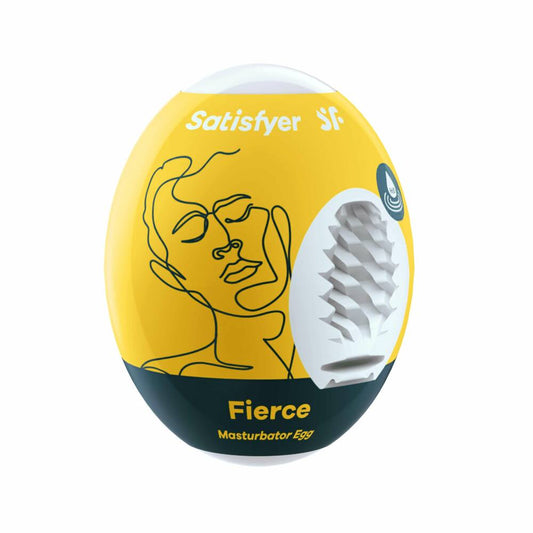 Satisfyer Masturbator Egg Single (Fierce) - Yellow - UABDSM