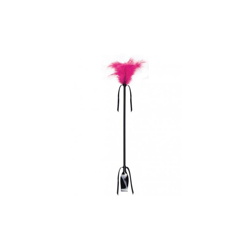 Secret Play Fuchsia Duster And Riding Crop - UABDSM